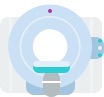 MRI scans use magnetic waves to take detailed pictures of inside the body to help locate a tumor