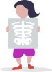 X-rays are often taken early in the neuroblastoma diagnosis process