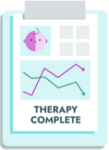 Your child has completed treatment because the oncologist believes it is safe to end therapy