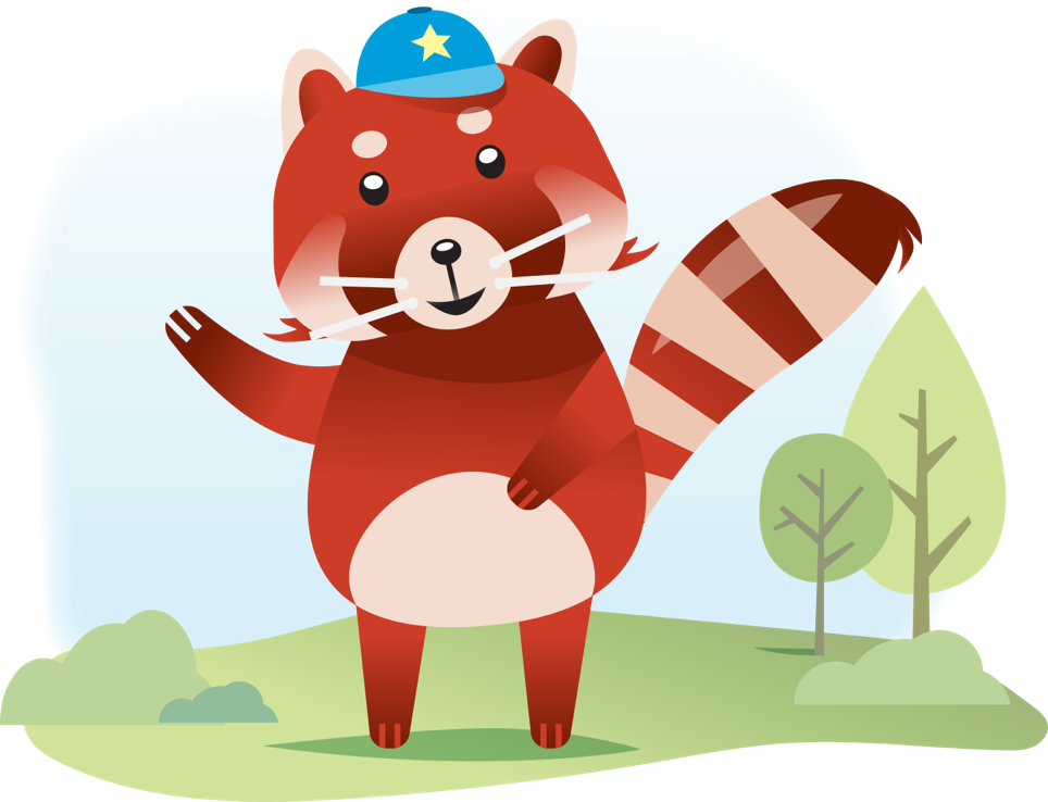 Skivolo is a young red panda with high-risk neuroblastoma